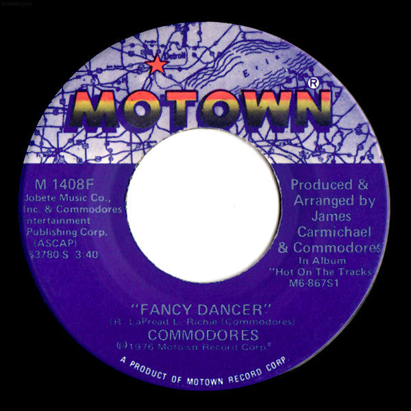 Commodores : Fancy Dancer / Cebu (7")