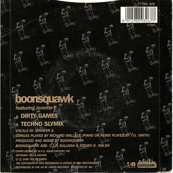 Boonsquawk : Dirty Games (7", Single)