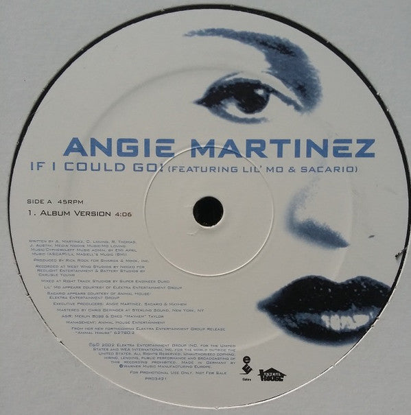 Angie Martinez Featuring Lil' Mo  &  Sacario : If I Could Go! (12", Promo)