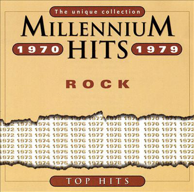 Various : Millennium Hits 1970-1979 : Rock (CD, Comp)