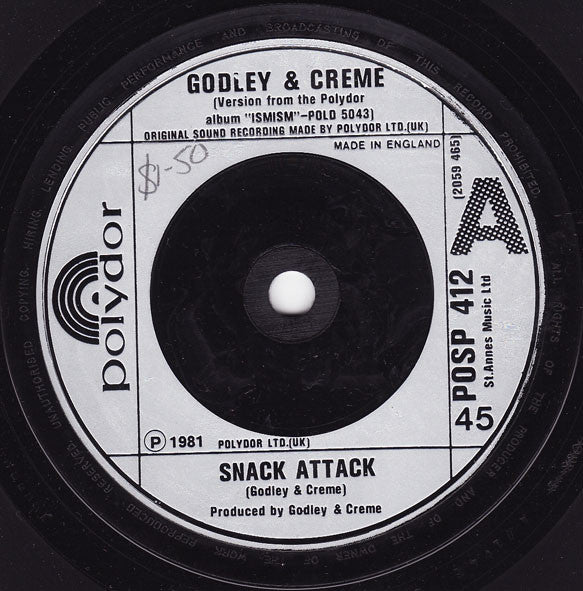 Godley & Creme : Snack Attack (7")