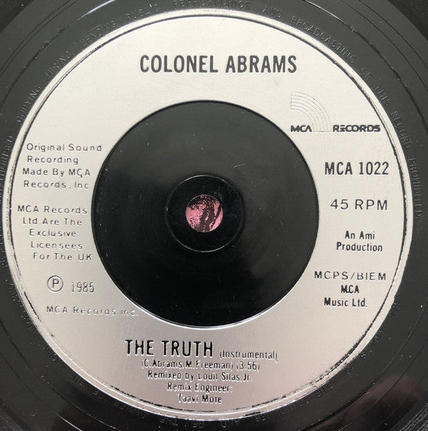 Colonel Abrams : The Truth (7", Single)