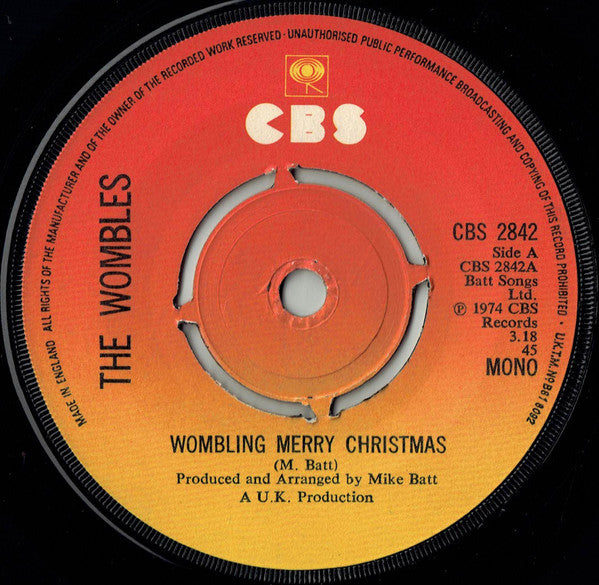 The Wombles : Wombling Merry Christmas (7", Single, Pus)
