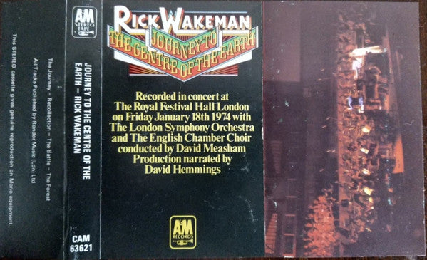 Rick Wakeman : Journey To The Centre Of The Earth (Cass, Album)