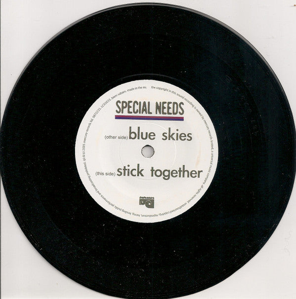 Special Needs : Blue Skies (7", Single)