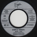 Simple Minds : Real Life (7", Single, Sil)