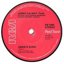 James Galway : Annie's Song (7", Single, Sol)