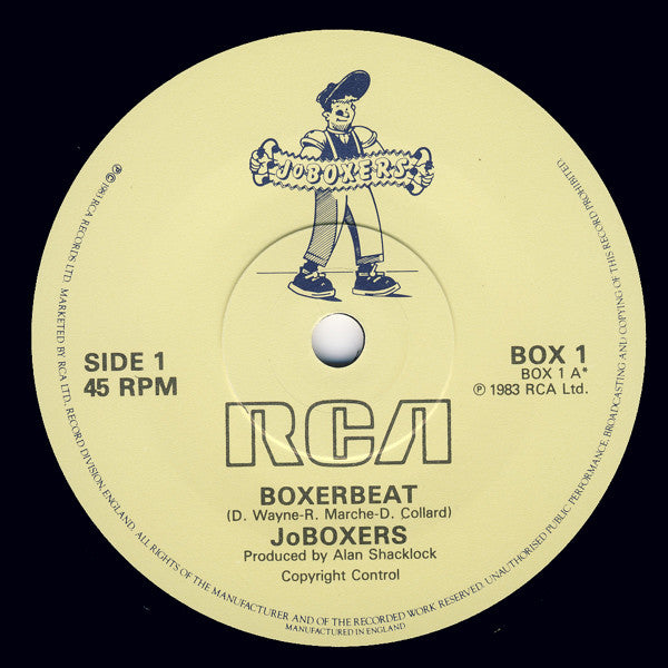 JoBoxers : Boxerbeat (7", Single)