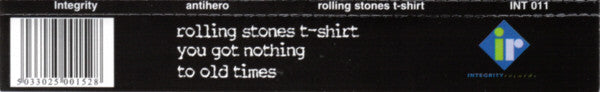 Antihero : Rolling Stones T-Shirt (CD, Single)