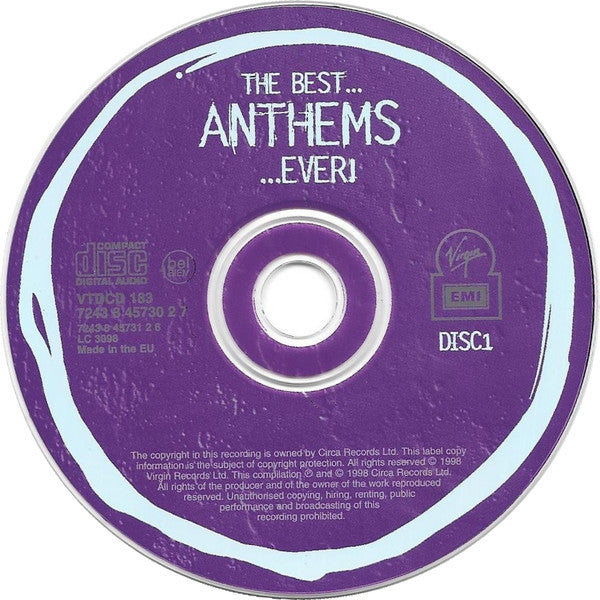 Various : The Best...Anthems...Ever! (2xCD, Comp)