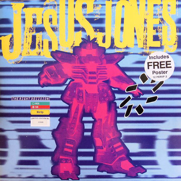 Jesus Jones : The Right Decision (12", Ltd, Num)