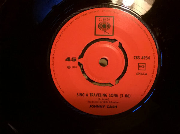 Johnny Cash : What Is Truth / Sing A Traveling Song (7", Single)