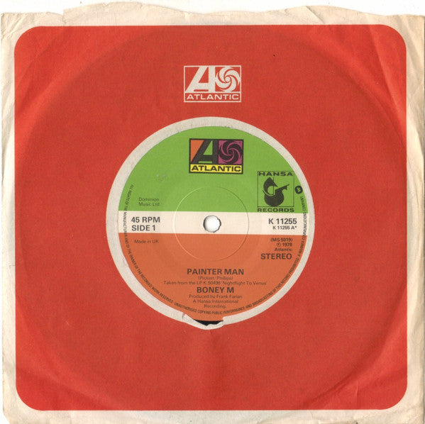 Boney M. : Painter Man (7", Single, Sol)