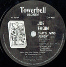 Joe Fagin : Breakin' Away / That's Livin' Alright (7", Single, Sol)