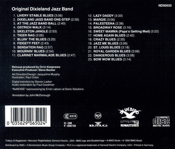 Original Dixieland Jazz Band : The 75th Anniversary (CD, Comp, RM)