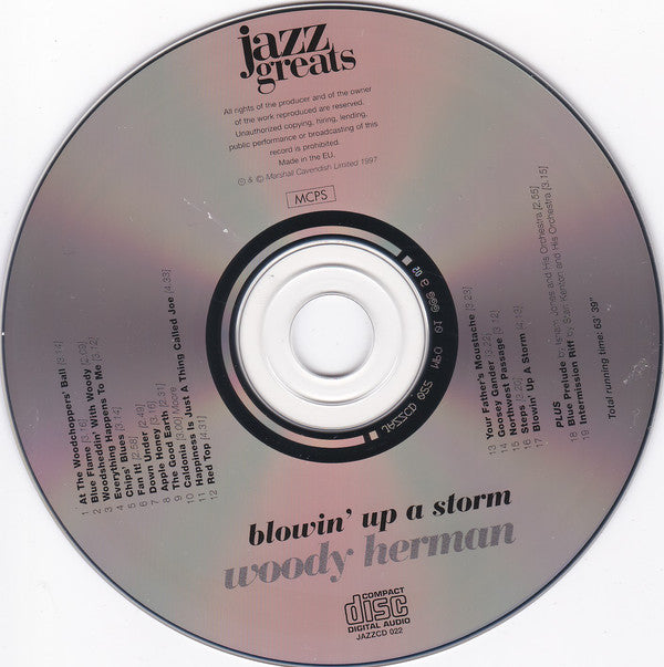 Woody Herman : Blowin' Up A Storm (CD, Comp, Mono)