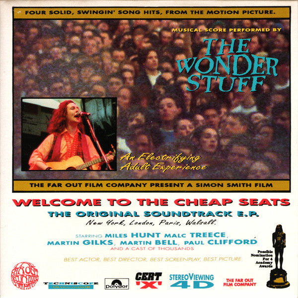 The Wonder Stuff : Welcome To The Cheap Seats The Original Soundtrack E.P. (7", EP)