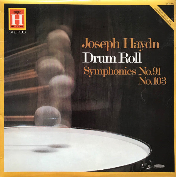 Joseph Haydn, Symphonie-Orchester Des Bayerischen Rundfunks, Eugen Jochum : Symphony In E Flat Hob. 1 No. 91 / Symphony In E Flat Hob. 1 No. 103 ("Drum Roll") (LP)