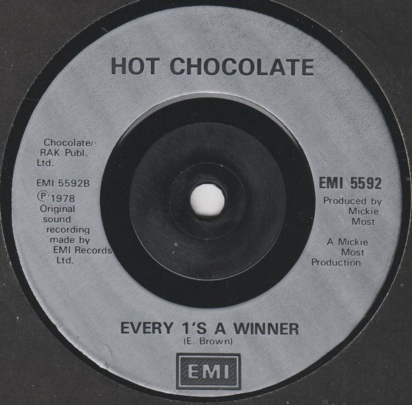 Hot Chocolate : You Sexy Thing (Remix) / Every 1's A Winner (7", Single, Sil)