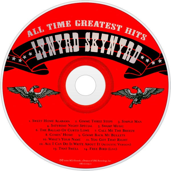 Lynyrd Skynyrd : All Time Greatest Hits (CD, Comp, RM)