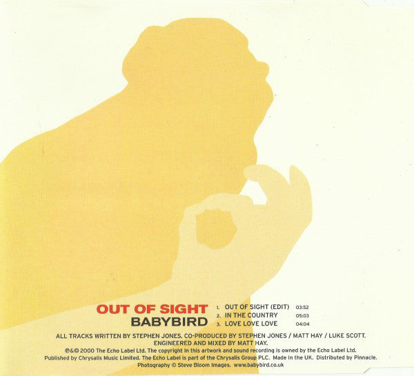 Babybird : Out Of Sight (CD, Single)