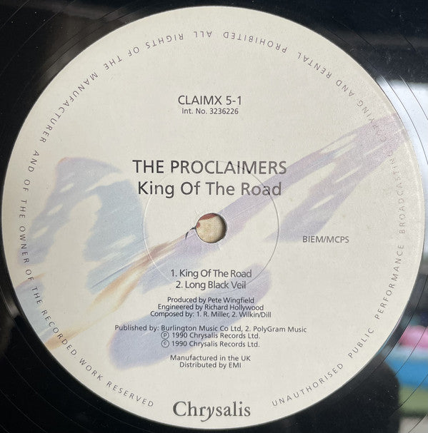 The Proclaimers : King Of The Road EP (12", EP, Gat)
