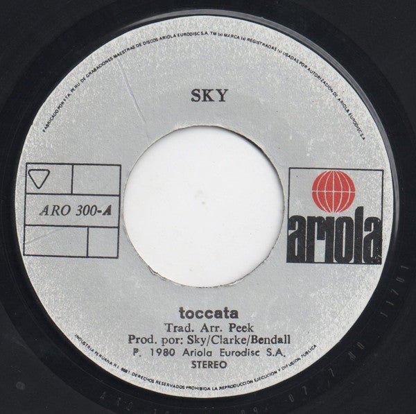 Sky (4) : Toccata (7", Single)