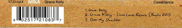 MIKA (8) : Grace Kelly (CD, Single)