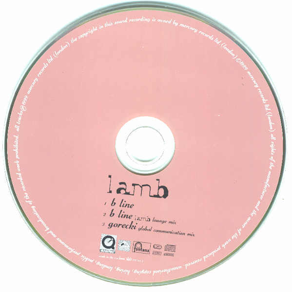Lamb : B Line (CD, Single, Enh, CD2)