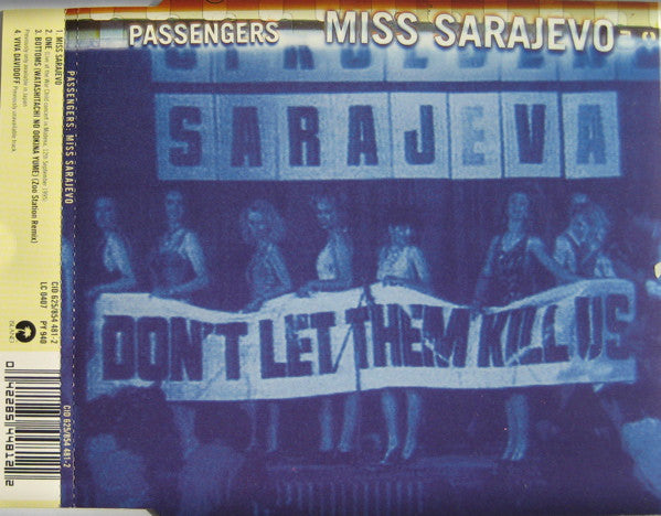 Passengers : Miss Sarajevo (CD, Single)
