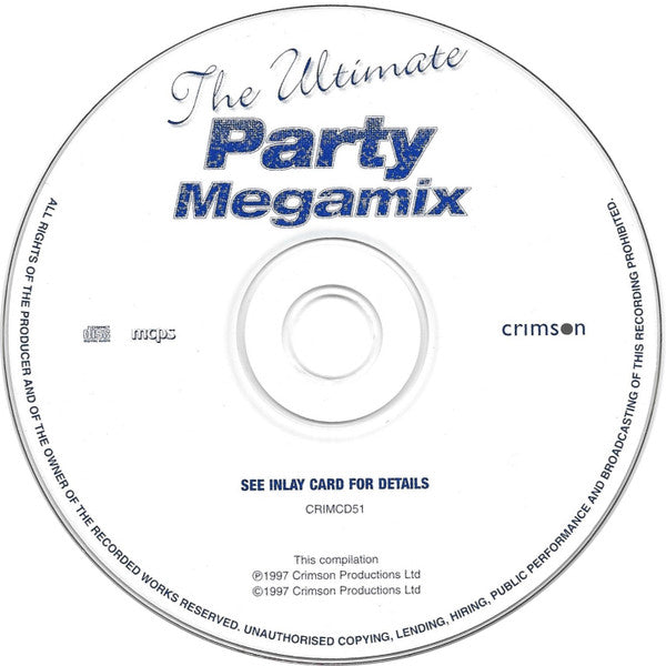 Various : The Ultimate Party Megamix (CD, Comp, P/Mixed)