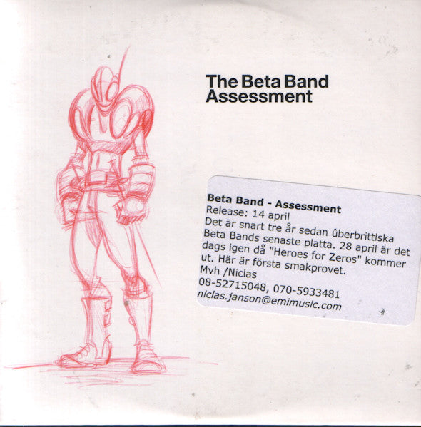 The Beta Band : Assessment (CD, Single, Promo)
