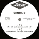 Chuck D : No (12", Promo)