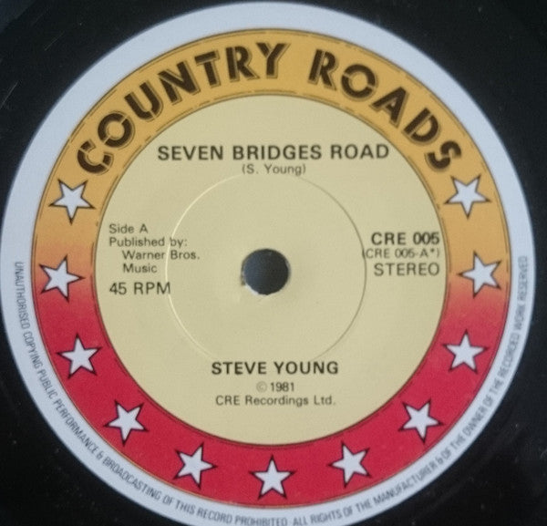 Steve Young (2) : Seven Bridges Road / Don't Think Twice (7", Single)