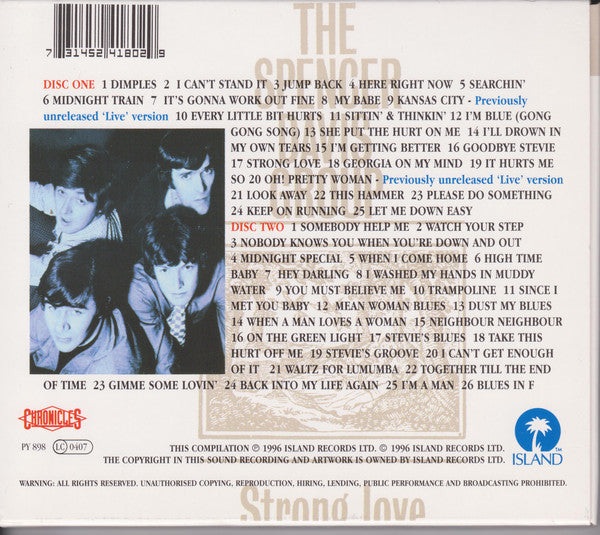 The Spencer Davis Group : Eight Gigs A Week - The Steve Winwood Years (2xCD, Comp, Mono + Box, RE)