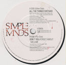 Simple Minds : All The Things She Said (7", Single)