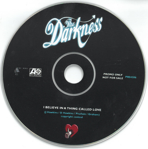 The Darkness : I Believe In A Thing Called Love (CD, Single, Promo)