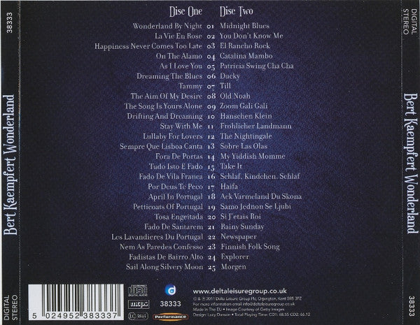 Bert Kaempfert : Wonderland (2xCD, Album, Comp)