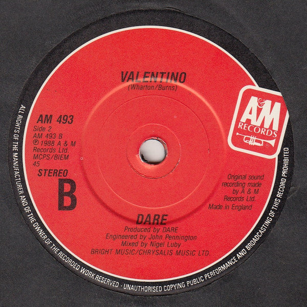 Dare (2) : Nothing Is Stronger Than Love (7")