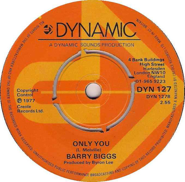 Barry Biggs : You're My Life  (7", Single)