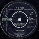 P. J. Proby* : Somewhere (7", Single, 4 P)