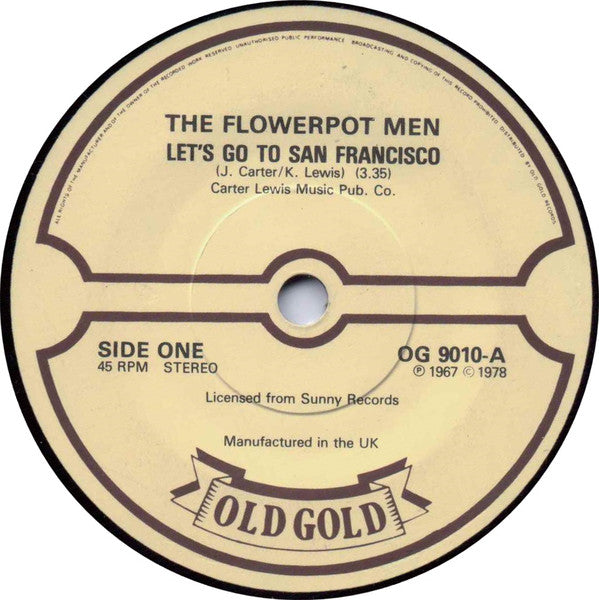 Flower Pot Men : Let's Go To San Francisco (7", RP)
