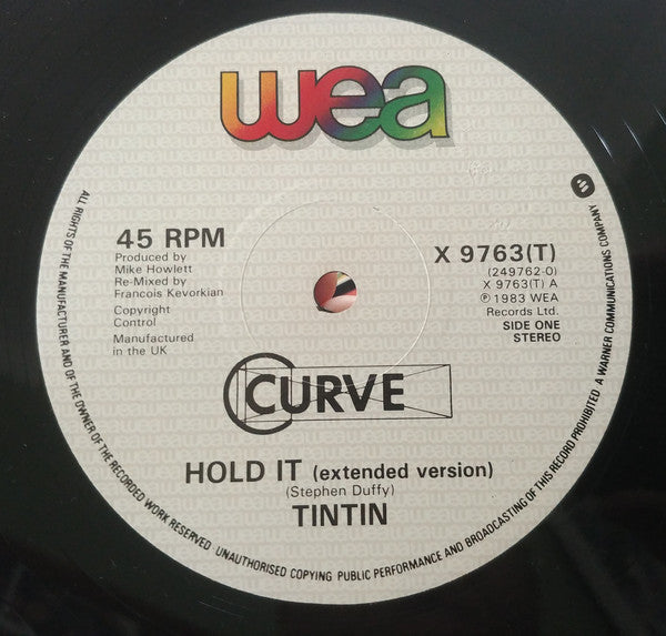 Tin Tin (4) : Hold It (12", Single)