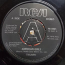 Triumph (2) : American Girls (7", Single, Promo)