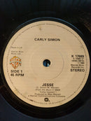 Carly Simon : Jesse  (7", Single)