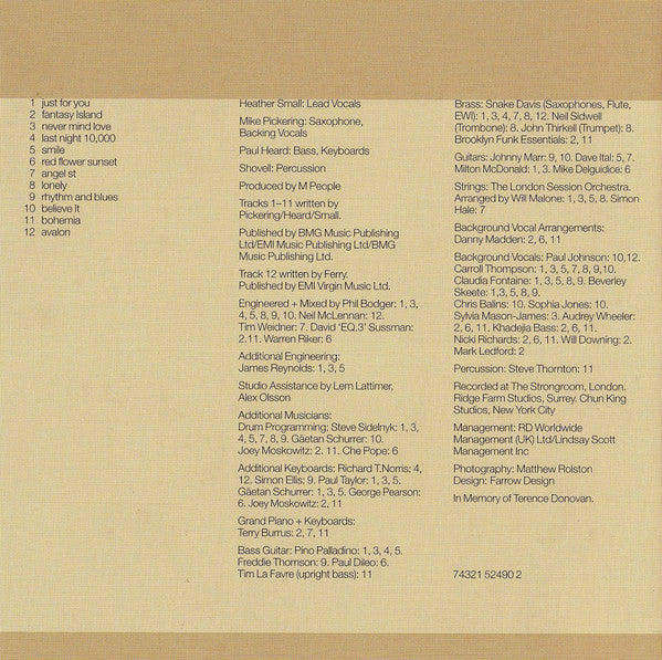 M People : Fresco (CD, Album, Son)