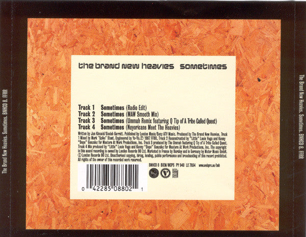 The Brand New Heavies : Sometimes (CD, Single)