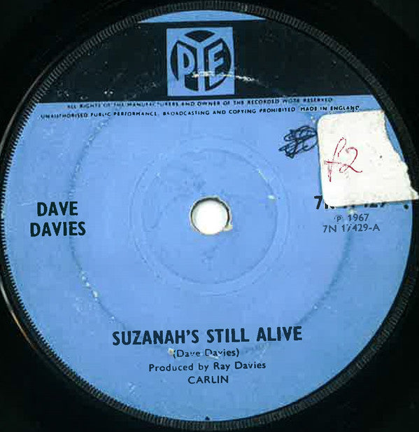 Dave Davies : Suzanah's Still Alive (7", Single)
