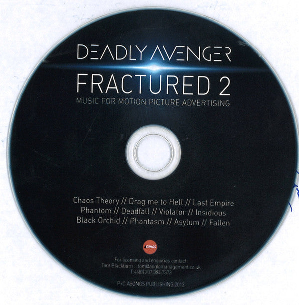 Deadly Avenger : Fractured 2 (CDr, Album, Promo)