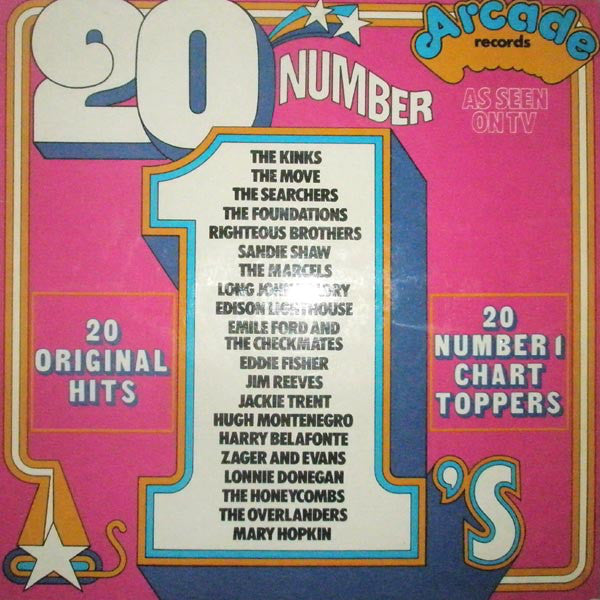 Various : 20 Number 1's (LP, Comp, Mono, Yel)